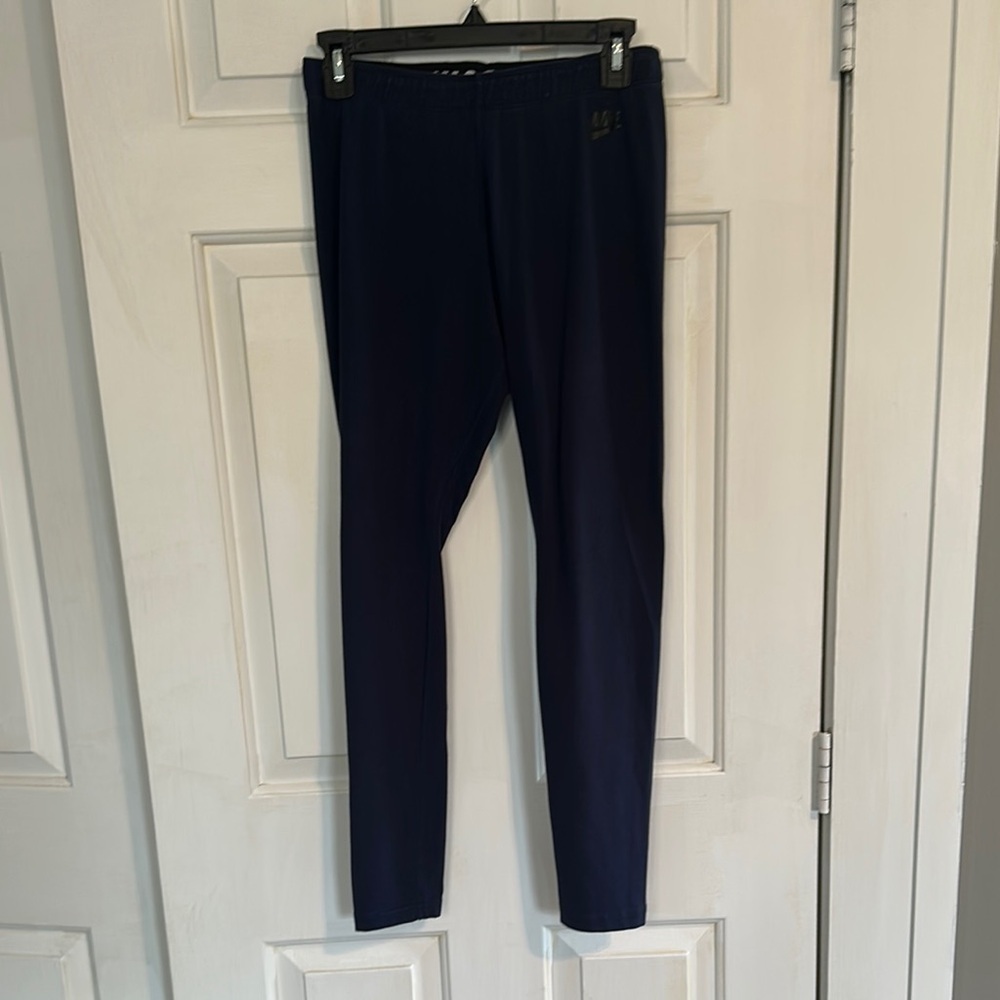 Nike navy just do it leggings size medium